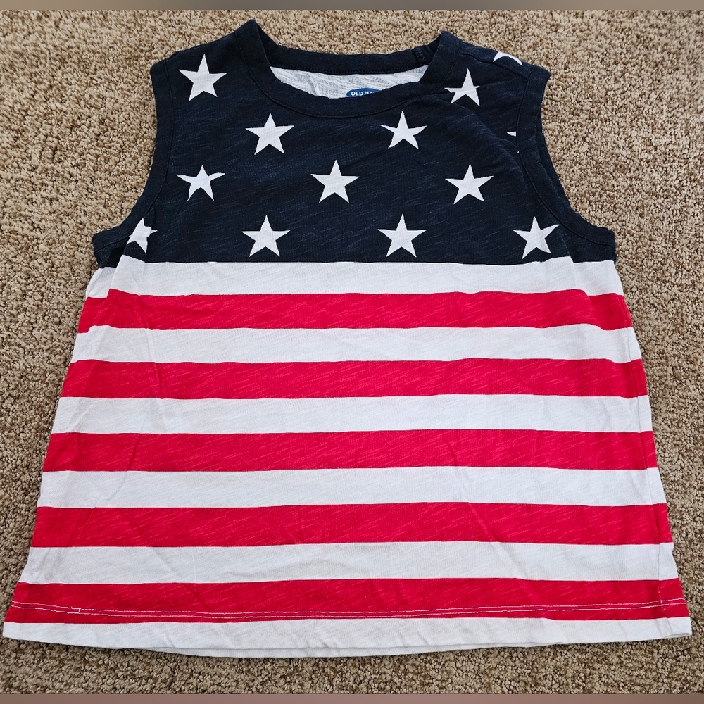 Gently Used Old Navy Americana tank top